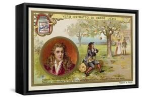 Isaac Newton, English Physicist and Mathematician-null-Framed Stretched Canvas