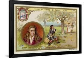 Isaac Newton, English Physicist and Mathematician-null-Framed Giclee Print