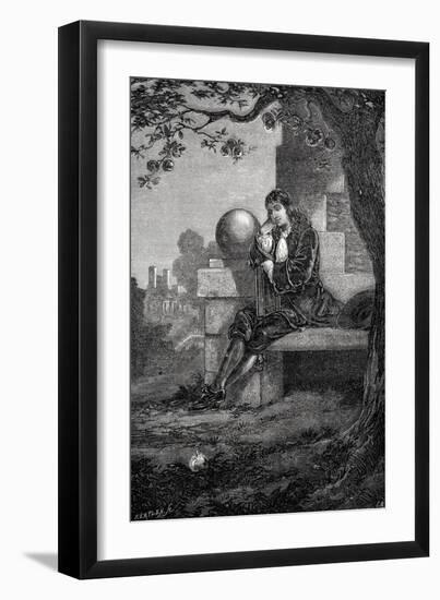 Isaac Newton, English Scientist and Mathematician, 17th Century-null-Framed Giclee Print