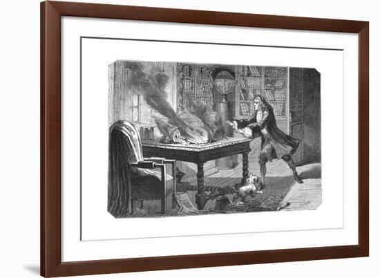 Isaac Newton, English Scientist and Mathematician, 1874-null-Framed Giclee Print