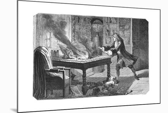 Isaac Newton, English Scientist and Mathematician, 1874-null-Mounted Giclee Print