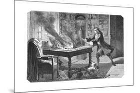 Isaac Newton, English Scientist and Mathematician, 1874-null-Mounted Giclee Print