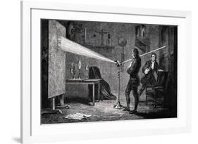 Isaac Newton, English Scientist and Mathematician, 1874-null-Framed Giclee Print