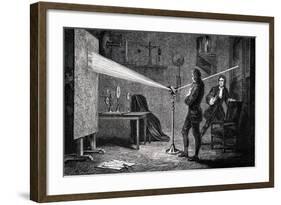 Isaac Newton, English Scientist and Mathematician, 1874-null-Framed Giclee Print