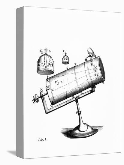 Isaac Newton's Design for a Reflecting Telescope-Science Photo Library-Stretched Canvas