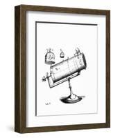 Isaac Newton's Design for a Reflecting Telescope-Science Photo Library-Framed Photographic Print