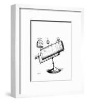 Isaac Newton's Design for a Reflecting Telescope-Science Photo Library-Framed Photographic Print