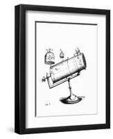 Isaac Newton's Design for a Reflecting Telescope-Science Photo Library-Framed Photographic Print