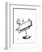 Isaac Newton's Design for a Reflecting Telescope-Science Photo Library-Framed Photographic Print