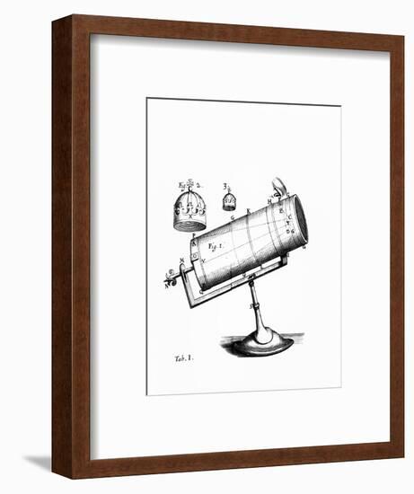 Isaac Newton's Design for a Reflecting Telescope-Science Photo Library-Framed Photographic Print