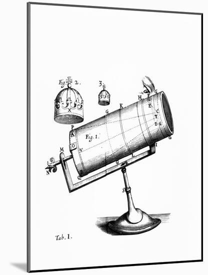 Isaac Newton's Design for a Reflecting Telescope-Science Photo Library-Mounted Photographic Print