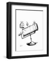 Isaac Newton's Design for a Reflecting Telescope-Science Photo Library-Framed Premium Photographic Print