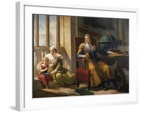 Isaac Newton's Discovery of the Refraction of Light, 1827-Pelagio Palagi-Framed Giclee Print