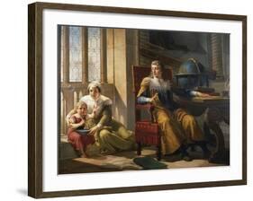 Isaac Newton's Discovery of the Refraction of Light, 1827-Pelagio Palagi-Framed Giclee Print