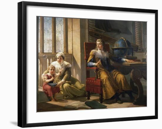 Isaac Newton's Discovery of the Refraction of Light, 1827-Pelagio Palagi-Framed Giclee Print