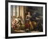 Isaac Newton's Discovery of the Refraction of Light, 1827-Pelagio Palagi-Framed Giclee Print