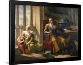 Isaac Newton's Discovery of the Refraction of Light, 1827-Pelagio Palagi-Framed Giclee Print