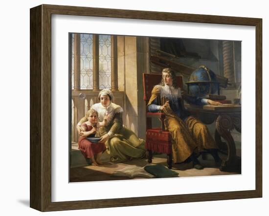 Isaac Newton's Discovery of the Refraction of Light, 1827-Pelagio Palagi-Framed Giclee Print