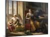 Isaac Newton's Discovery of the Refraction of Light, 1827-Pelagio Palagi-Mounted Giclee Print