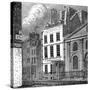 Isaac Newton's House, St Martin's Street, Leicester Square, London, C1850-null-Stretched Canvas