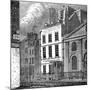 Isaac Newton's House, St Martin's Street, Leicester Square, London, C1850-null-Mounted Giclee Print