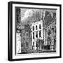 Isaac Newton's House, St Martin's Street, Leicester Square, London, C1850-null-Framed Giclee Print