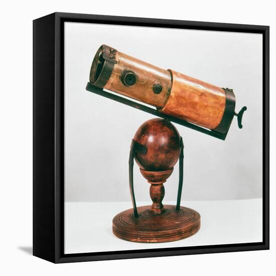 Isaac Newton's Reflecting Telescope, 1668-Sir Isaac Newton-Framed Stretched Canvas