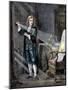Isaac Newton Using a Prism to Analyze the Colors in a Ray of Light-null-Mounted Giclee Print