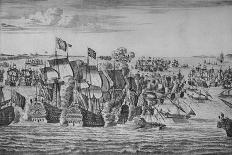 'The Battle of Malaga', c1704-Isaac Sailmaker-Framed Giclee Print