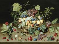Still Life with a Basket of Fruit-Isaac Soreau-Stretched Canvas