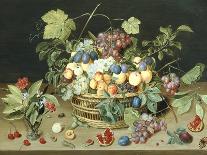 Still Life of Grapes in a Basket-Isaac Soreau-Giclee Print