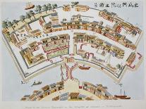 The Chinese Factory in Nagasaki Founded 1688, Book from Illustrations of Japan ... Anecdotes of the-Isaac Titsingh-Framed Giclee Print