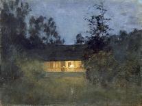 Landhaus in der Abenddämmerung. 1890-er Jahre-Isaak Iljitsch Lewitan-Giclee Print