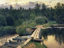 At the Shallow, 1892-Isaak Ilyich Levitan-Stretched Canvas