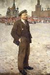 Portrait of Josif Stalin, 1933-Isaak Israilevich Brodsky-Framed Stretched Canvas