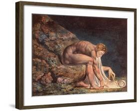 Isaak Newton, 1795-William Blake-Framed Giclee Print