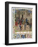 Isabeau de Baviere 1389-null-Framed Art Print