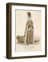 Isabeau de Baviere, Wife of Charles VI-Louis-Marie Lante-Framed Premium Giclee Print