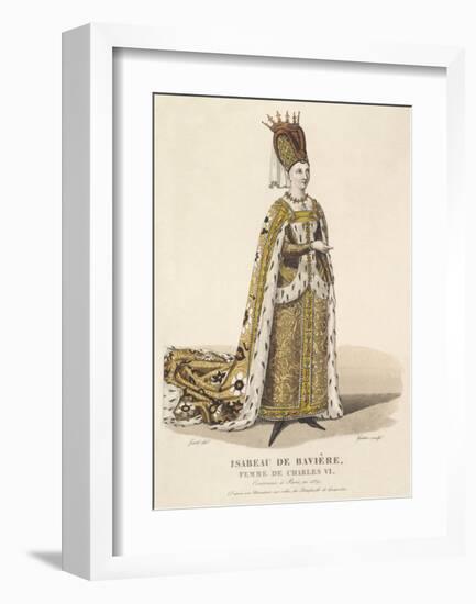 Isabeau de Baviere, Wife of Charles VI-Louis-Marie Lante-Framed Premium Giclee Print