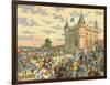 Isabeau de Baviere-Eugene Courboin-Framed Art Print