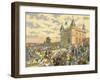 Isabeau de Baviere-Eugene Courboin-Framed Art Print