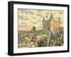 Isabeau de Baviere-Eugene Courboin-Framed Art Print