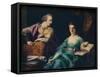 'Isabel and Thomas Crathorne', 1767-Francis Cotes-Framed Stretched Canvas