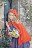 Little Red Riding Hood, 1862 (W/C and Gouache on Paper)-Isabel Oakley Naftel-Mounted Giclee Print