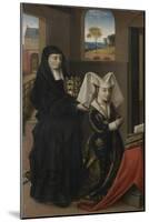 Isabel of Portugal with Saint Elizabeth, 1457-1460-Petrus Christus-Mounted Giclee Print