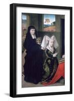 Isabel of Portugal with St Elizabeth, 1457-1460-Petrus Christus-Framed Giclee Print