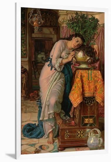 Isabella and the Pot of Basil, 1867-William Holman Hunt-Framed Giclee Print