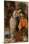 Isabella and the Pot of Basil, 1867-William Holman Hunt-Mounted Giclee Print