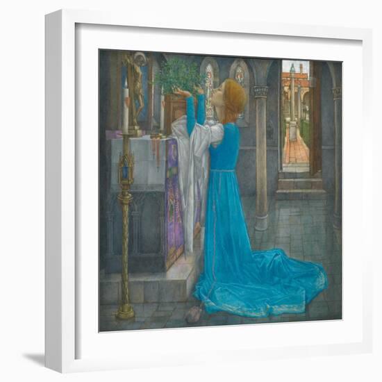 Isabella and the Pot of Basil-Edward Reginald Frampton-Framed Giclee Print