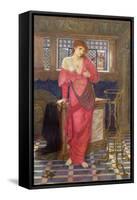 Isabella and the Pot of Basil-John Melhuish Strudwick-Framed Stretched Canvas